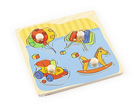 Montessori Ahşap Zeka Oyunları / w-Grip Parts Toys