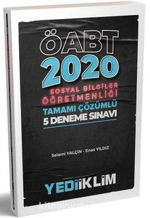 2020 Kpss Öabt Sosyal Bilgiler Öğretmenliği Tamamı Çözümlü 5 Deneme Sınavı - Kolektif