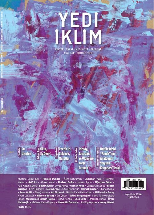 7edi İklim Sayı:364 Temmuz 2020 Kültür Sanat Medeniyet Edebiyat Dergisi