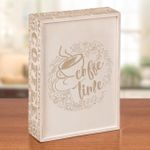 Sürgülü Ahşap Kutu - Coffe Time