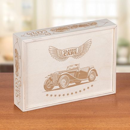 Sürgülü Ahşap Kutu - Classic Cars
