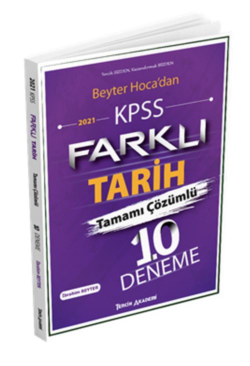 2021 KPSS Farklı Tarih Tamamı Çözümlü 10 Deneme
