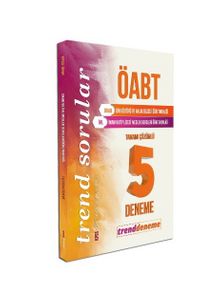 Öabt Din Kültürü Ve Ahlak Bilgisi Tamamı Çözümlü 5 Trend Deneme - Kolektif