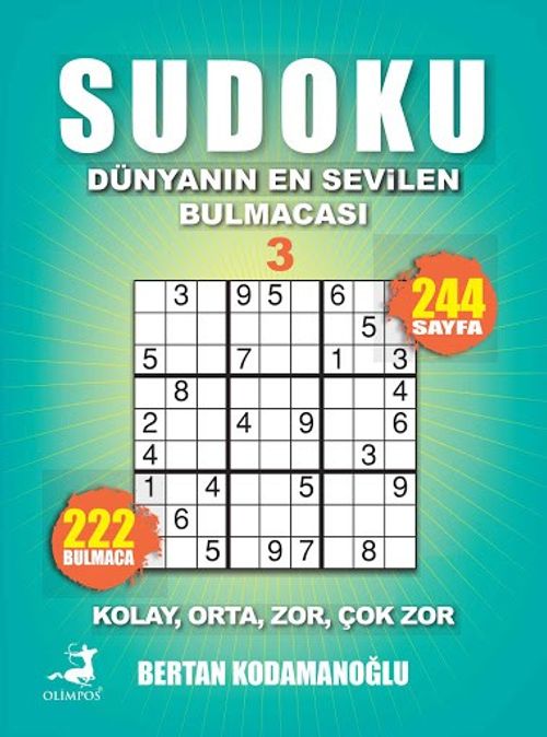 Sudoku Kolay Orta Zor Çok Zor 3