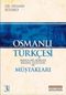 Osmanlı Türkçesi Farsça Fiil Kökleri Kelime Çeşitleri ve Müştakları