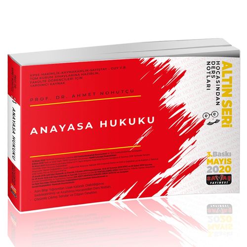 Anayasa Hukuku Hocasından Ders Notları