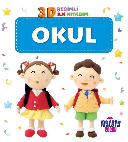 3D Resimli İlk Kitabım – Okul