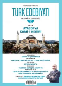 Türk Edebiyatı Aylık Fikir ve Sanat Dergisi Sayı: 562 Ağustos 2020	