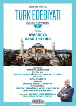 Türk Edebiyatı Aylık Fikir ve Sanat Dergisi Sayı: 562 Ağustos 2020	