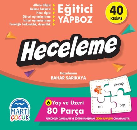 Heceleme – Eğitici Yapboz