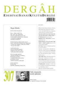 Dergah Edebiyat Sanat Kültür Dergisi Sayı:307 Eylül 2015