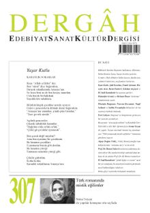 Dergah Edebiyat Sanat Kültür Dergisi Sayı:307 Eylül 2015