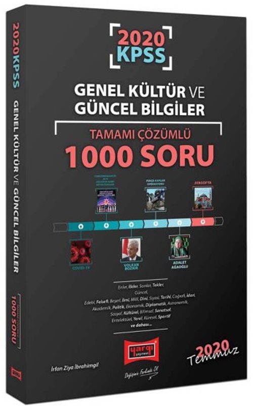 2020 KPSS Genel Kültür ve Güncel Bilgiler Tamamı Çözümlü 1000 Soru