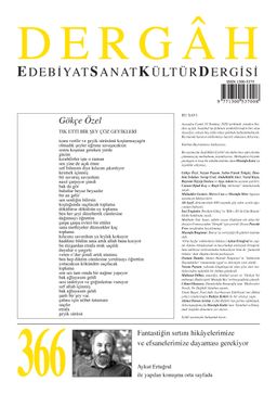 Dergah Edebiyat Sanat Kültür Dergisi Sayı:366 Ağustos 2020