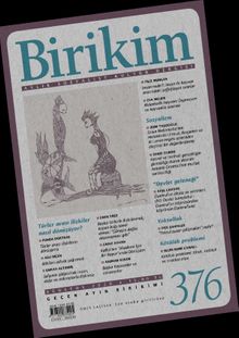 Birikim Aylık Sosyalist Kültür Dergisi Sayı:376 Ağustos 2020