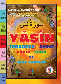 41 Yasin Üçlü Cep Boy - Arapça - Türkçe Okunuşu ve Türkçe Açıklaması (Kod:yas29)