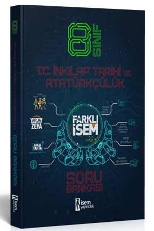 Farklı İsem LGS 8. Sınıf T. C. İnkılap Tarihi ve Atatürkçülük Soru Bankası