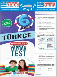 6. Sınıf Türkçe Yeni Nesil Yaprak Test
