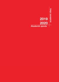 2020-2021 Akademik Ajanda 21x29 cm-Kırmızı 