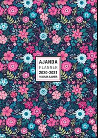 2020-2021 16 Aylık Ajanda Forever Flower