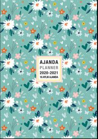 2020-2021 16 Aylık Ajanda Garden