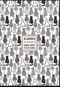2020-2021 16 Aylık Ajanda Black Cats
