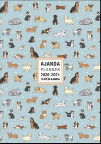 2020-2021 16 Aylık Ajanda Lovely Dogs