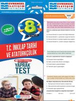 8. Sınıf İnkılap Tarihi ve Atatürkçülük Yeni Nesil Yaprak Test