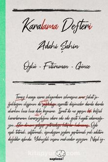 Karalama Defteri - Adahi Şahin