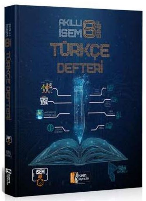 8. Sınıf Akıllı İsem Türkçe Defteri