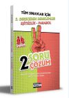 T&uuml;m Sınavlar İ&ccedil;in 2. Dereceden Denklemler - Eşitsizlik - Parabol 2 Soru 2 &Ccedil;&ouml;z&uuml;m Fasik&uuml;l&uuml;
