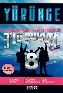 İşleyen Zeka 8. Sınıf T.C. İnkılap Tarihi ve Atatürkçülük 3 lü Kuvvet Yörünge Serisi Seti