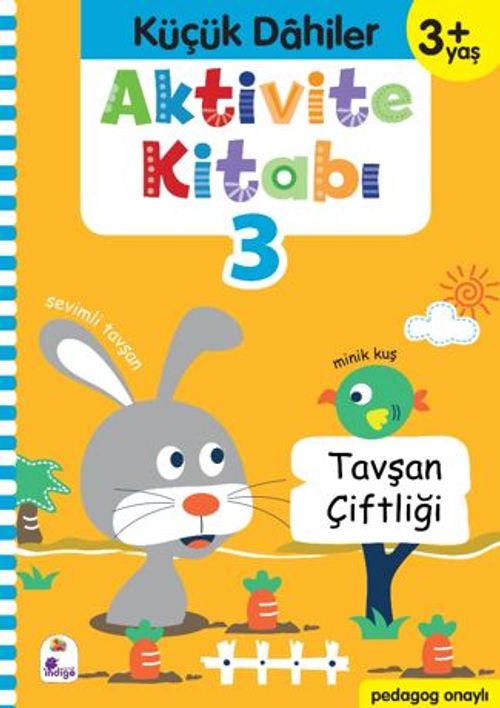Küçük Dahiler Aktivite Kitabı 3 – 3+ Yaş (Pedagog Onaylı)