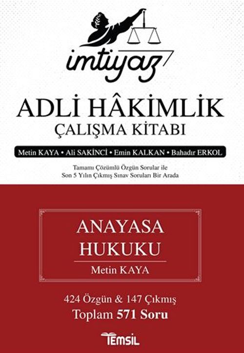 İmtiyaz Adli Hakimlik Çalışma Kitabı Anayasa Hukuku