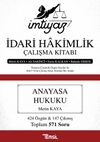 İmtiyaz İdari Hakimlik &Ccedil;alışma Kitabı Anayasa Hukuku