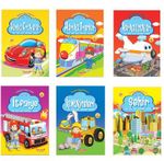 Aktiviteli Boyama Kitabı Mavi Seri Set