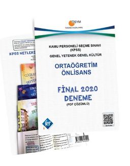 2020 Finali  KPSS Ortaöğretim Önlisans Deneme