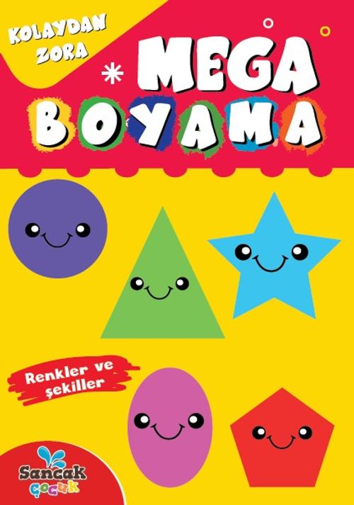 Mega Boyama Renkler ve Şekiller