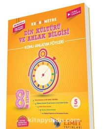 LGS 8. Sınıf Kronometre Din Kültürü ve Ahlak Bilgisi Konu Anlatım Föyleri - Kolektif
