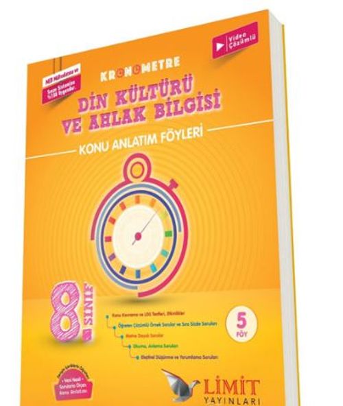 LGS 8. Sınıf Kronometre Din Kültürü ve Ahlak Bilgisi Konu Anlatım Föyleri 