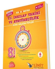 LGS 8. Sınıf Kronometre T.C. İnkılap Tarihi ve Atatürkçülük Konu Anlatım Föyleri