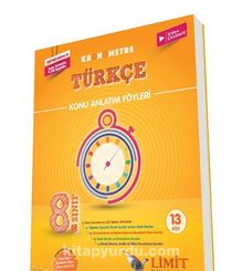 8. Sınıf Türkçe Kronometre Konu Anlatım Föyleri - Kolektif
