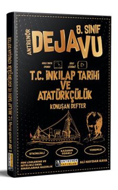 8. SINIF Dejavu T.C. İnkılap Tarihi Ve Atatürkçülük Konuşan Defter 