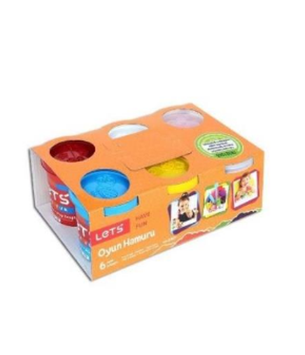 6 Renk Oyun Hamuru 900 gr L8350