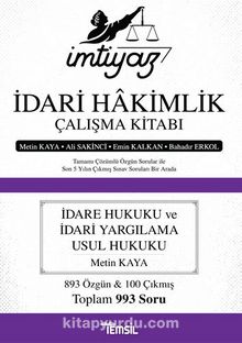 İmtiyaz İdari Hakimlik Çalışma Kitabı - Metin Kaya
