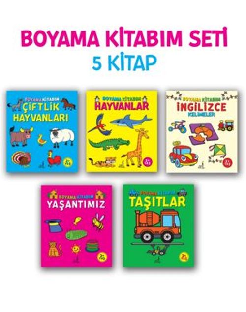 Boyama Kitabım Seti –  5 Kitap