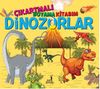 &Ccedil;ıkartmalı Boyama Kitabım - Dinozorlar