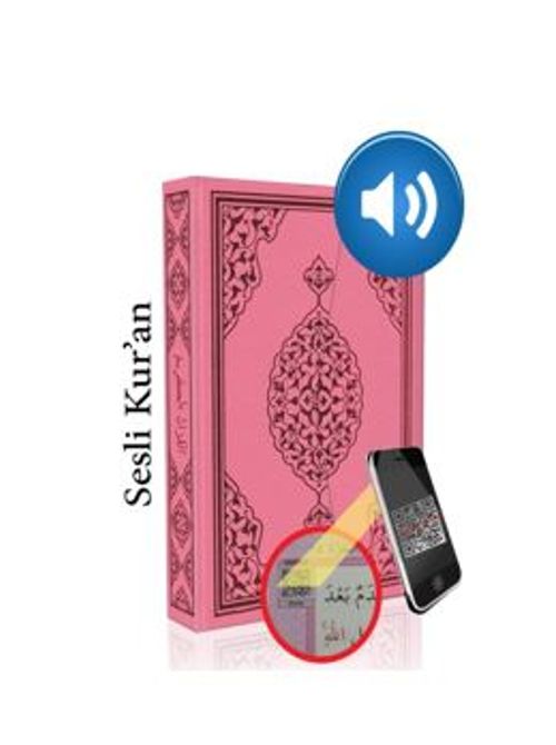 Kuranı Kerim Bilgisayar Hatlı Pembe Renk Rahle Boy