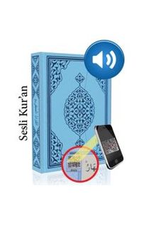 Kuranı Kerim Bilgisayar Hatlı Mavi Renk Rahle Boy