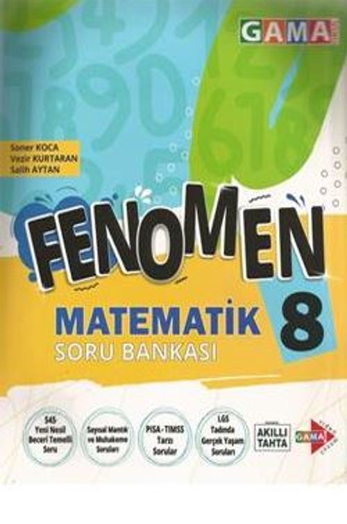 Gama Fenomen 8 Sınıf Matematik Soru Bankası (2021)